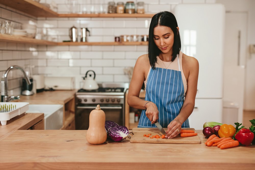 woman cooking