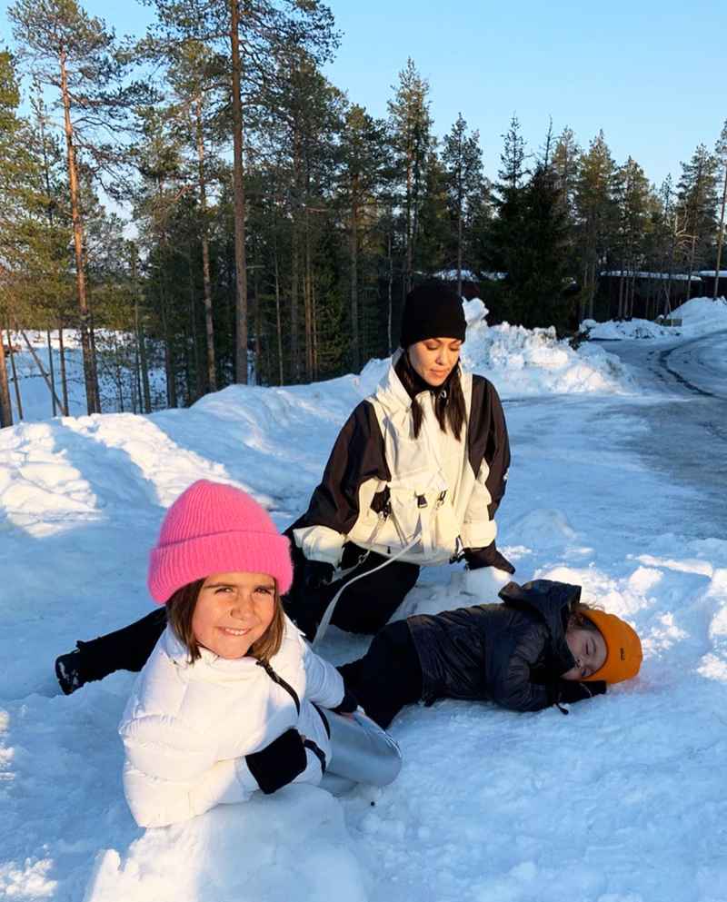 Kourtney Kardashian Claps Back at Instagram Troll After Bringing Kids to Finland