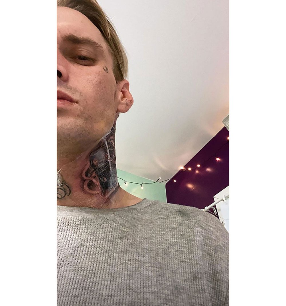 Aaron Carter 4-Hour Tattoo Session