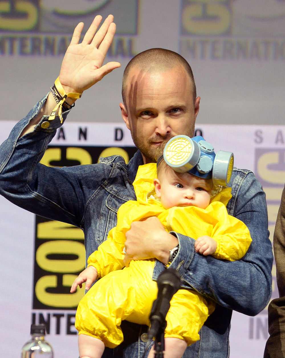 Aaron Paul and daughter Story Annabelle Paul Breaking Bad