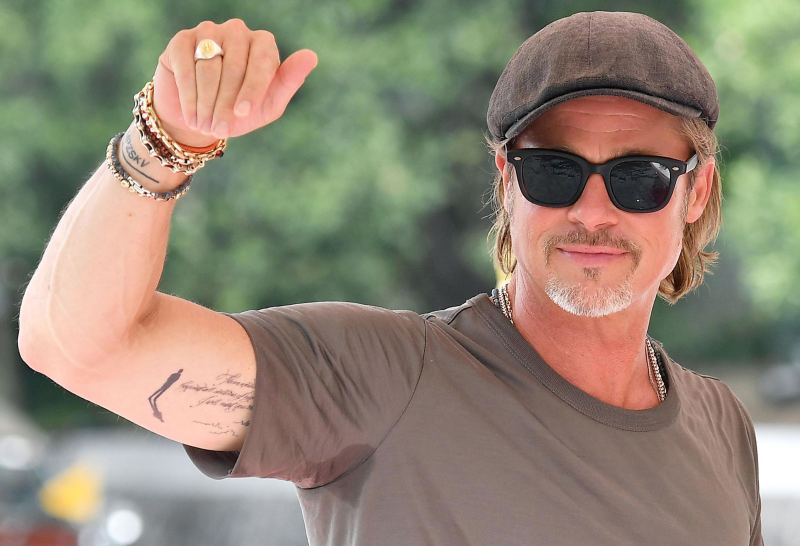 All of Brad Pitt's Tattoos - Right Bicep