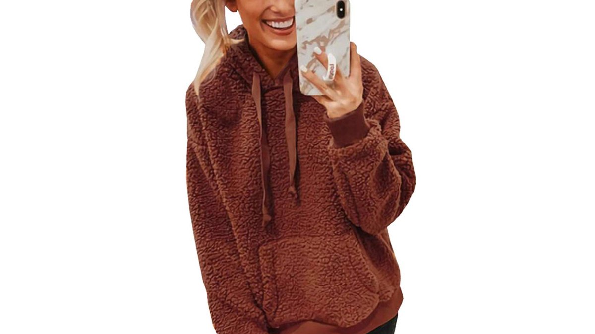 KIRUNDO Winter Fleece Hoodie