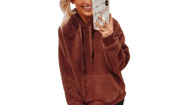 KIRUNDO Winter Fleece Hoodie