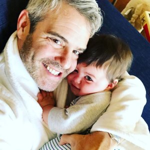 Andy Cohen and Son Ben Birthday Instagram Selfie