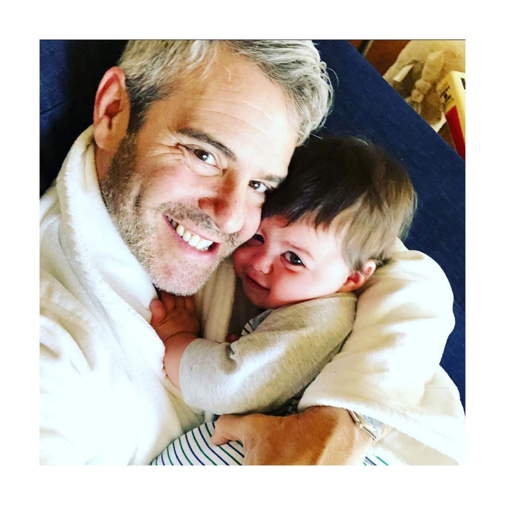 Andy Cohen and Son Ben Birthday Instagram Selfie