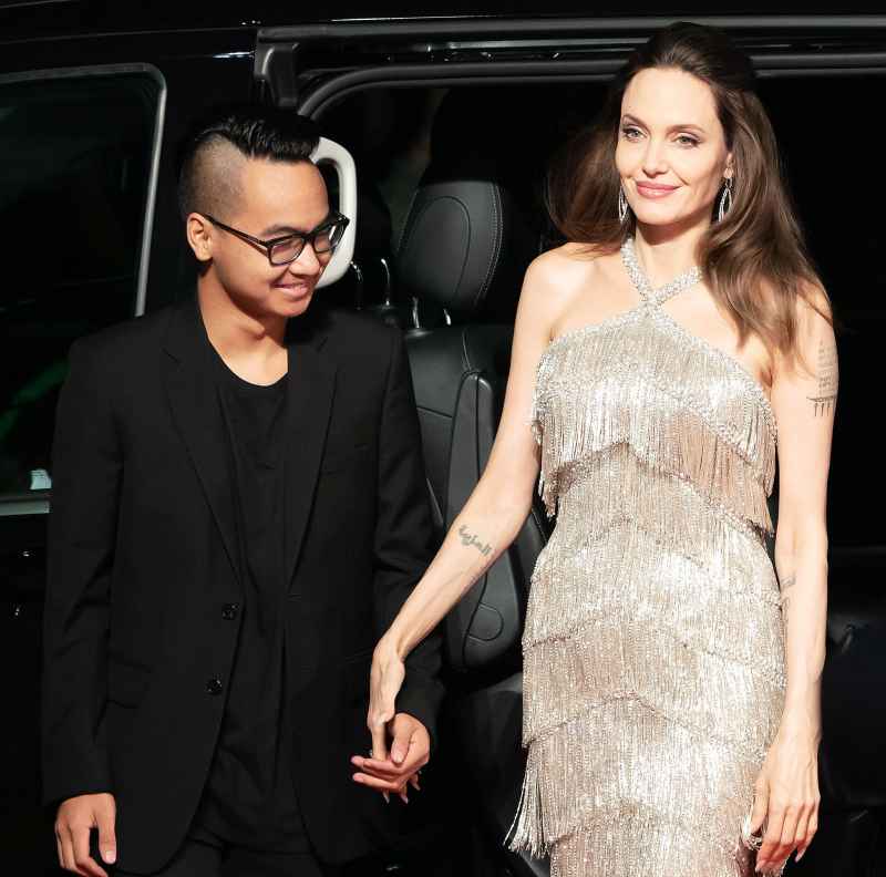 Angelina Jolie and Maddox Jolie-Pitt