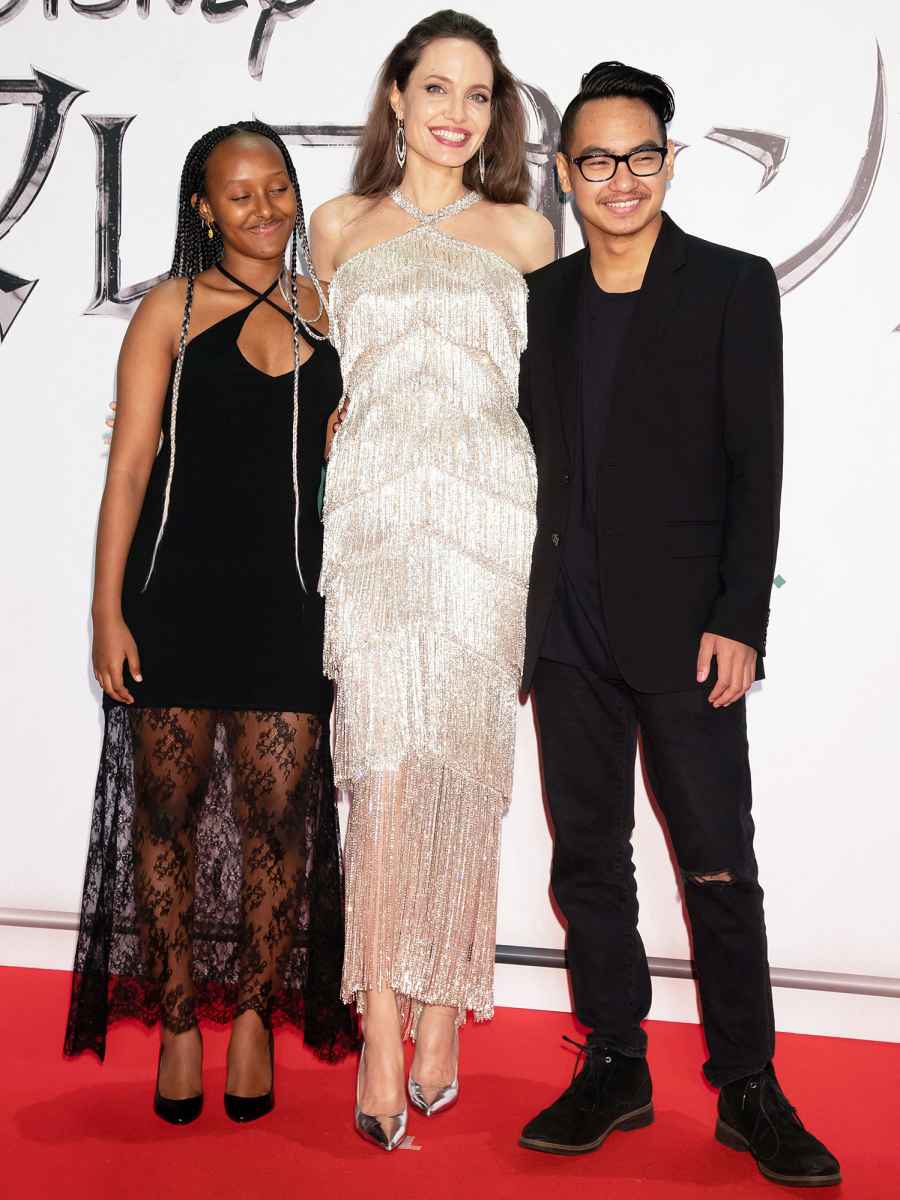 Zahara Jolie-Pitt Angelina Jolie Reunites With Maddox at Maleficent Mistress of Evil Premiere