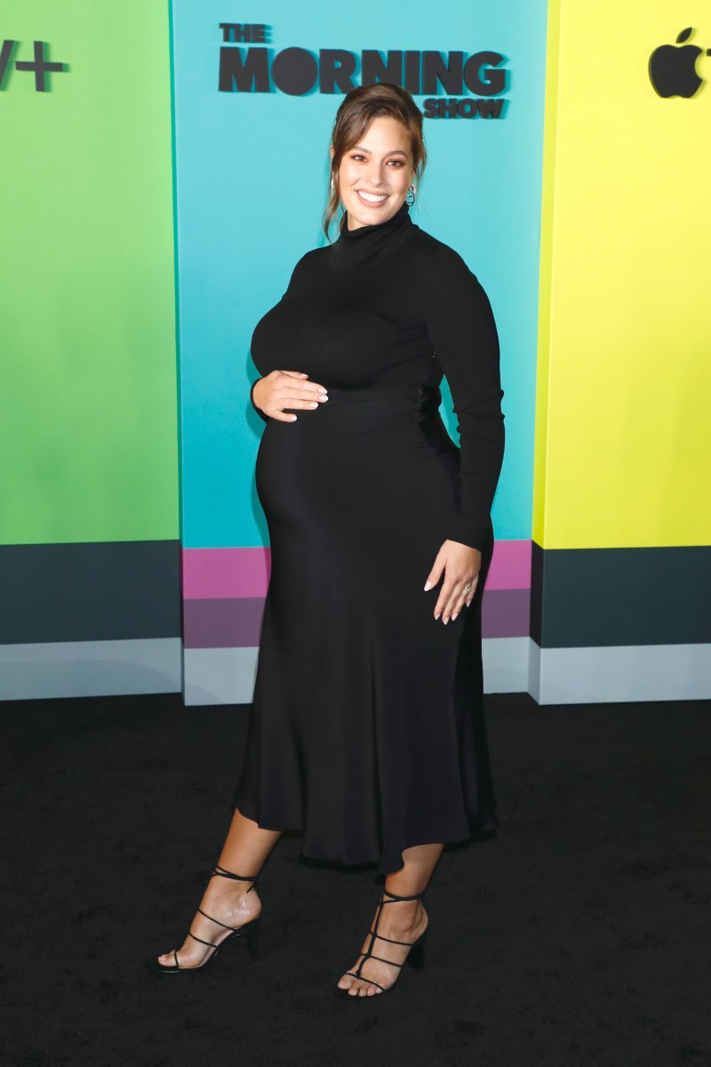Ashley Graham’s Baby Bump Album 'The Morning Show' TV show premiere October 2019