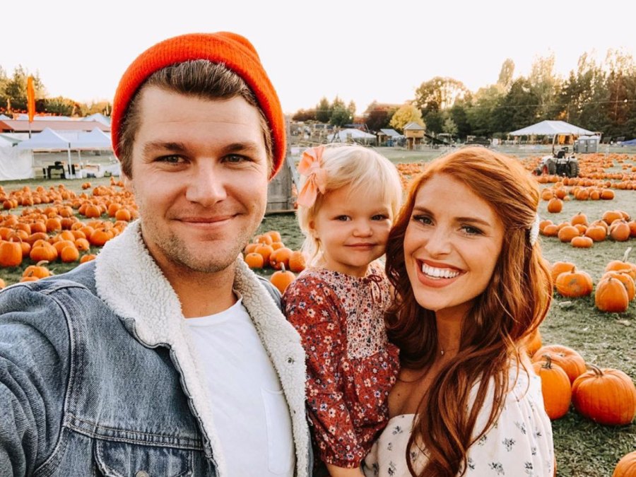 Audrey and Jeremy Roloff Celebrity Families Visiting Pumpkin Patches