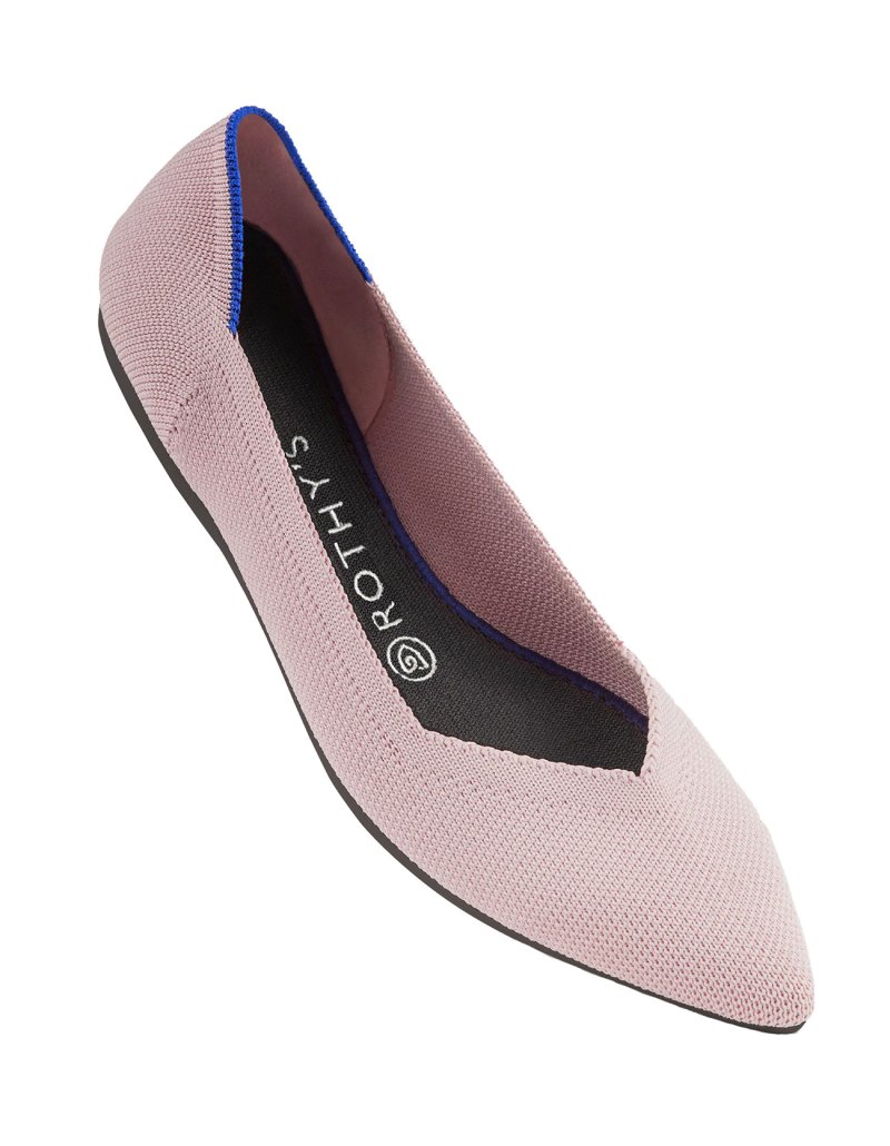 Breast Cancer Awareness Fashion and Beauty - Rothy's Petal Pink Flats