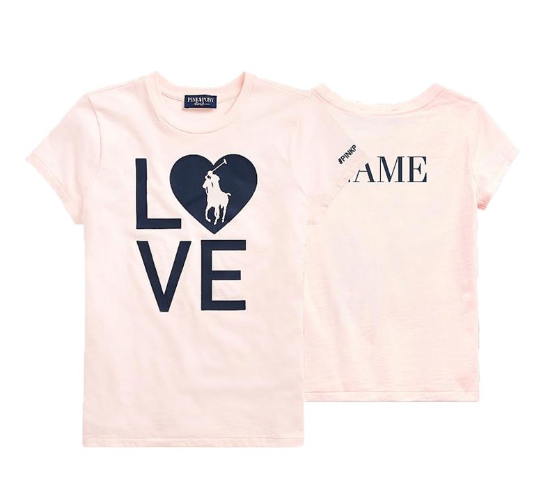 Breast Cancer Awareness Fashion and Beauty - Ralph Lauren Pink Pony Live Love Tee