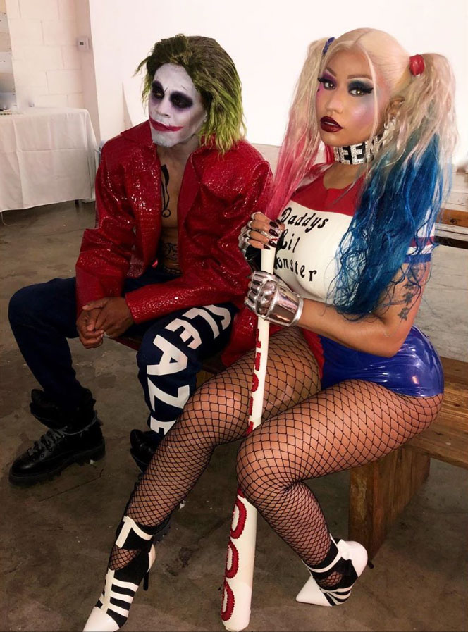 Nicki Minaj and Kenneth ‘Zoo’ Petty Celebrity Halloween Costumes of 2019