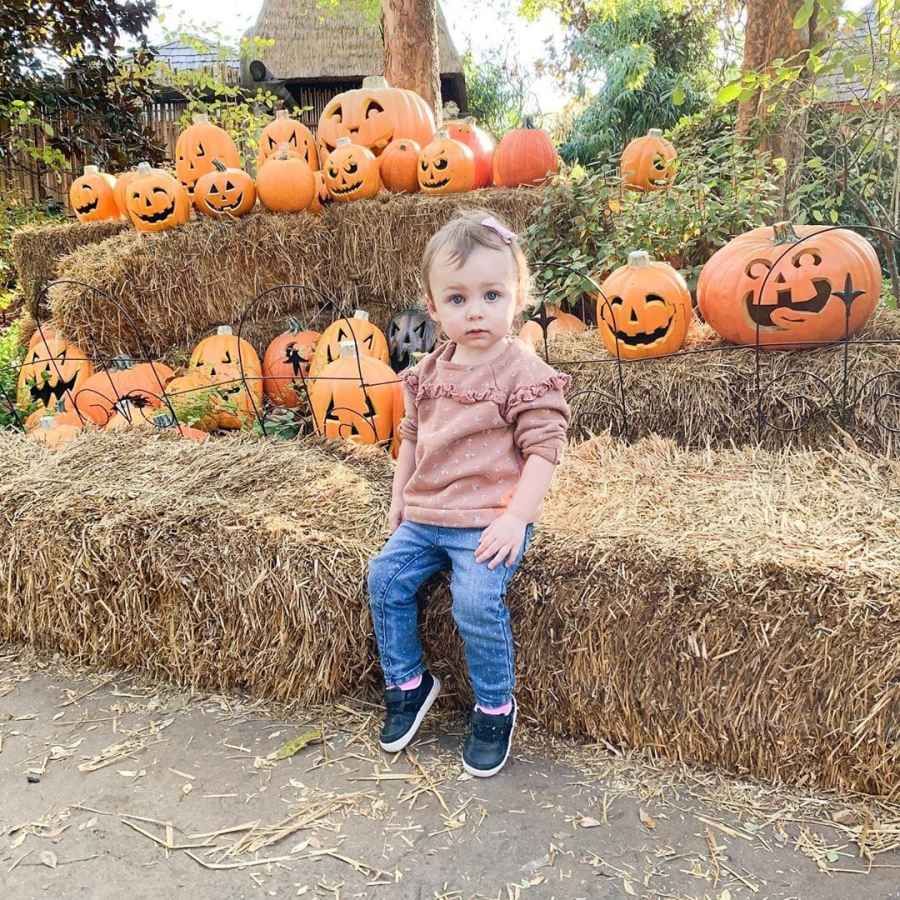 Celebrity Kids Pumpkin Patch Carly Waddell and Evan Bass