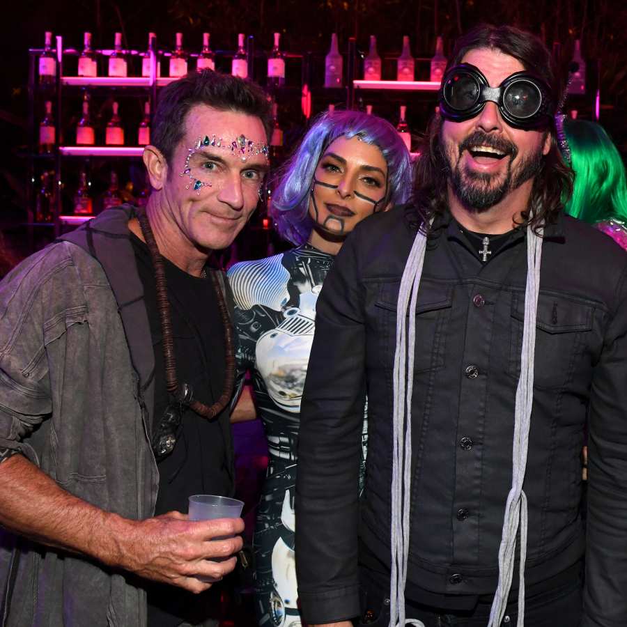 Jeff Probst, Lisa Ann Russell, and Dave Grohl 2019 Casamigos Halloween Party