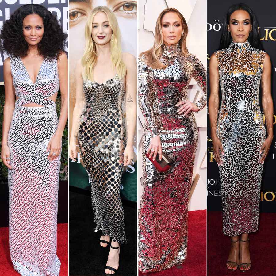 Celebs Wearing Mirror Trend