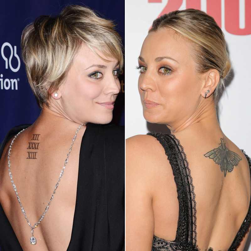 Celebs Who Covered Tattoos For Their Exes - Kaley Cuoco