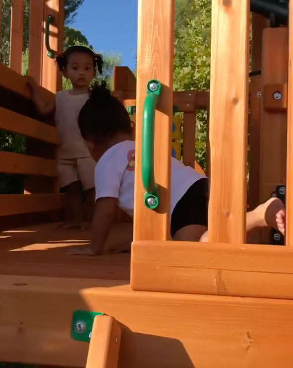 Chicago and Stormi Playset Kylie Jenner Instagram