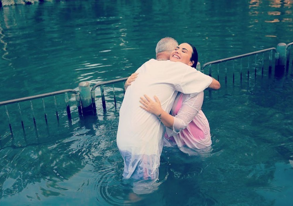 Demi Lovato Israel Backlash Baptism