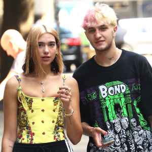 Dua Lipa and Anwar Hadid Sport Matching Nail Looks