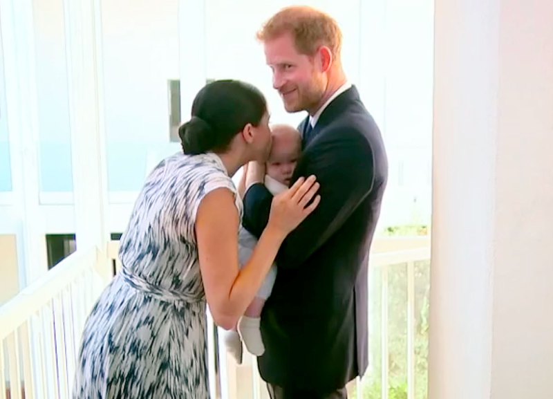 Duchess Meghan Gives Son Archie Kiss on Forehead in New Footage From Upcoming Documentary