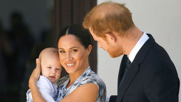 Duchess Meghan Prince Harry and Son Archie Gives Kiss on Forehead in New Footage From Upcoming Documentary