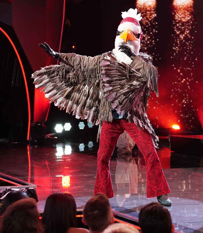 Eagle Masked Singer Season 2 Two Costume Dress Up Singing Onstage