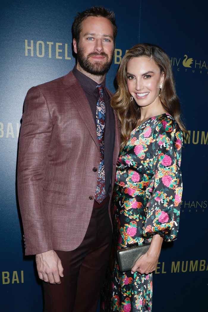Elizabeth Chambers and Armie Hammer