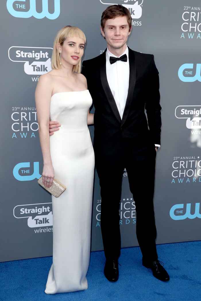 Emma Roberts and Evan Peters Critics' Choice Awards
