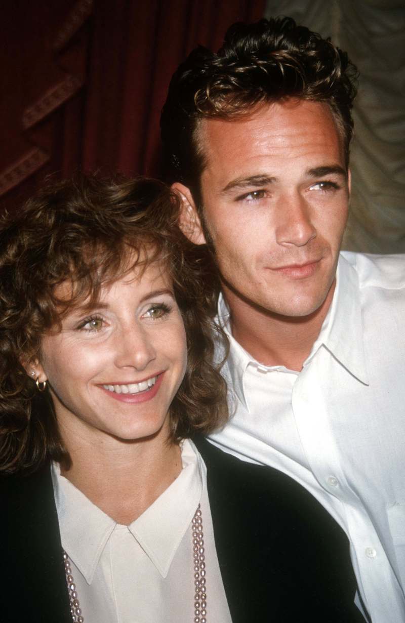 Gabrielle Carteris Luke Perry Beverly Hills 90210 TV Stars Who Played High School Students Well After Graduation