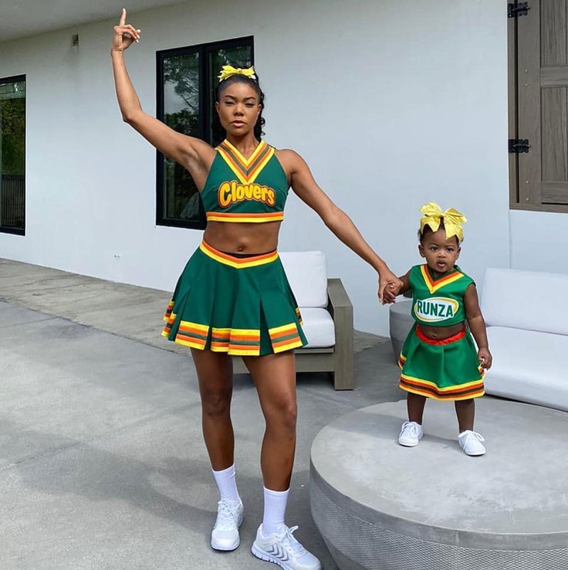 Gabrielle Union and Kaavia Wade - Mother-Daughter Twinning