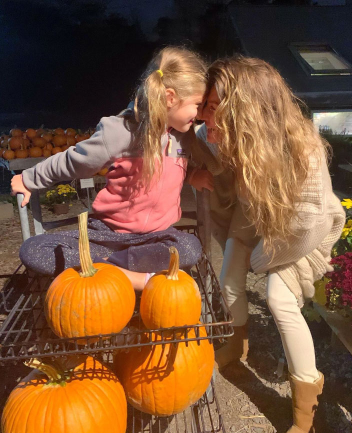 Gisele Bündchen Instagram Pumpkin Patch Pics