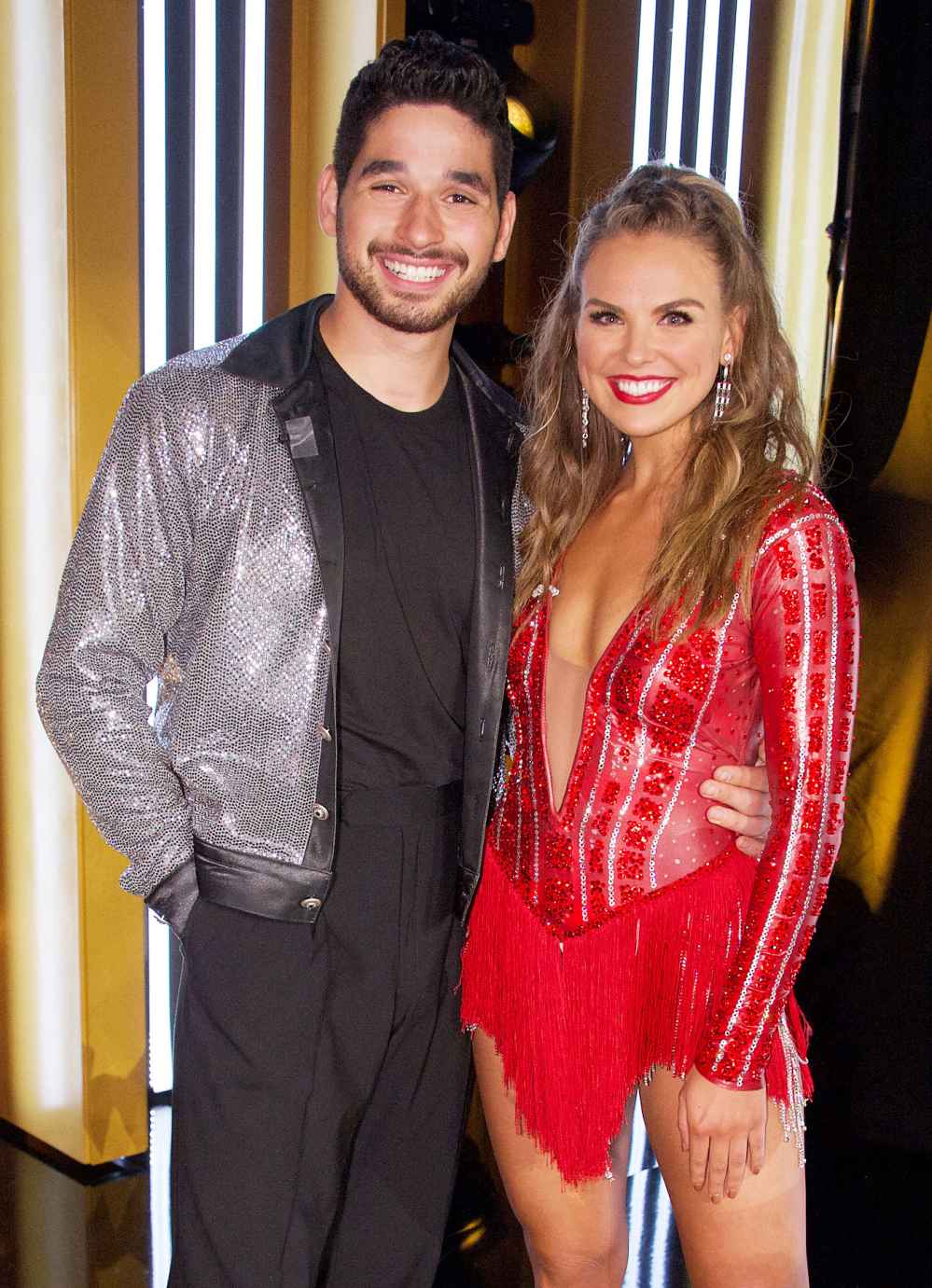 Hannah Brown and Alan Bersten on "Dancing with the Stars"