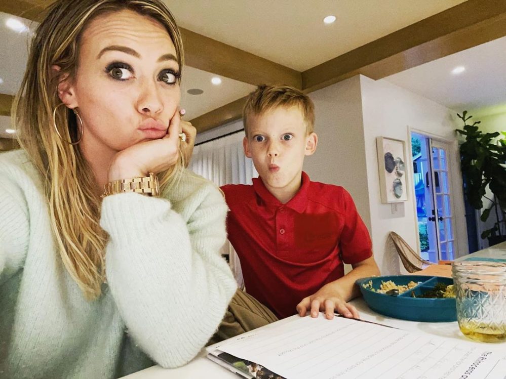 Hilary Duff and son Luca Instagram