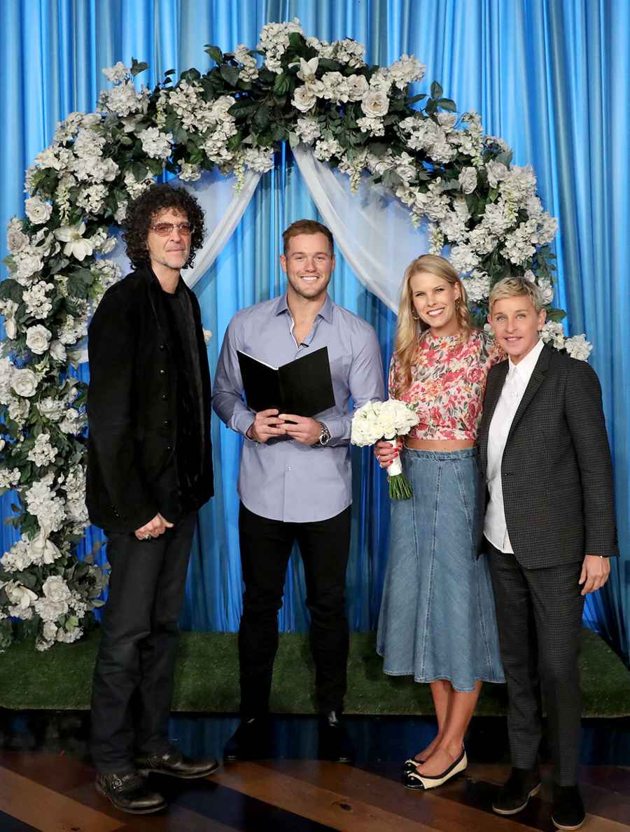 Howard Stern, Colton Underwood, Beth Stern, Ellen DeGeneres Wedding
