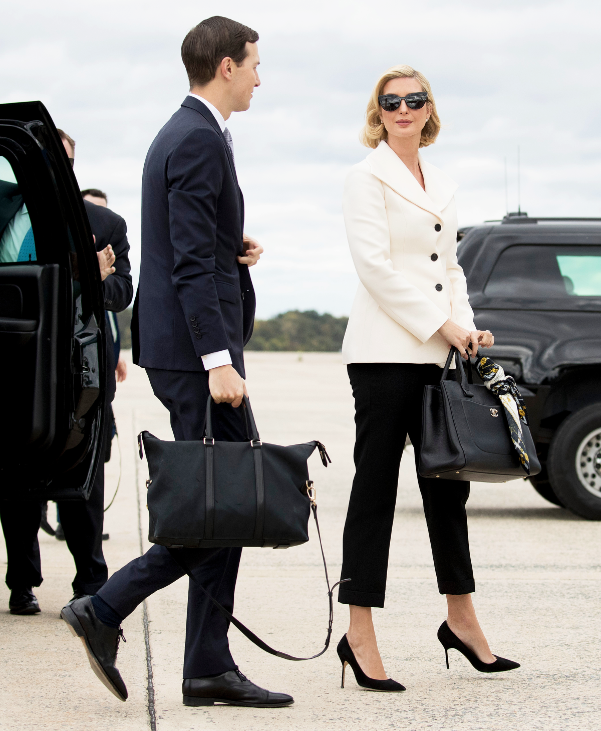 Bags, Ivanka Trump Leather Lavender Shoulder Bag