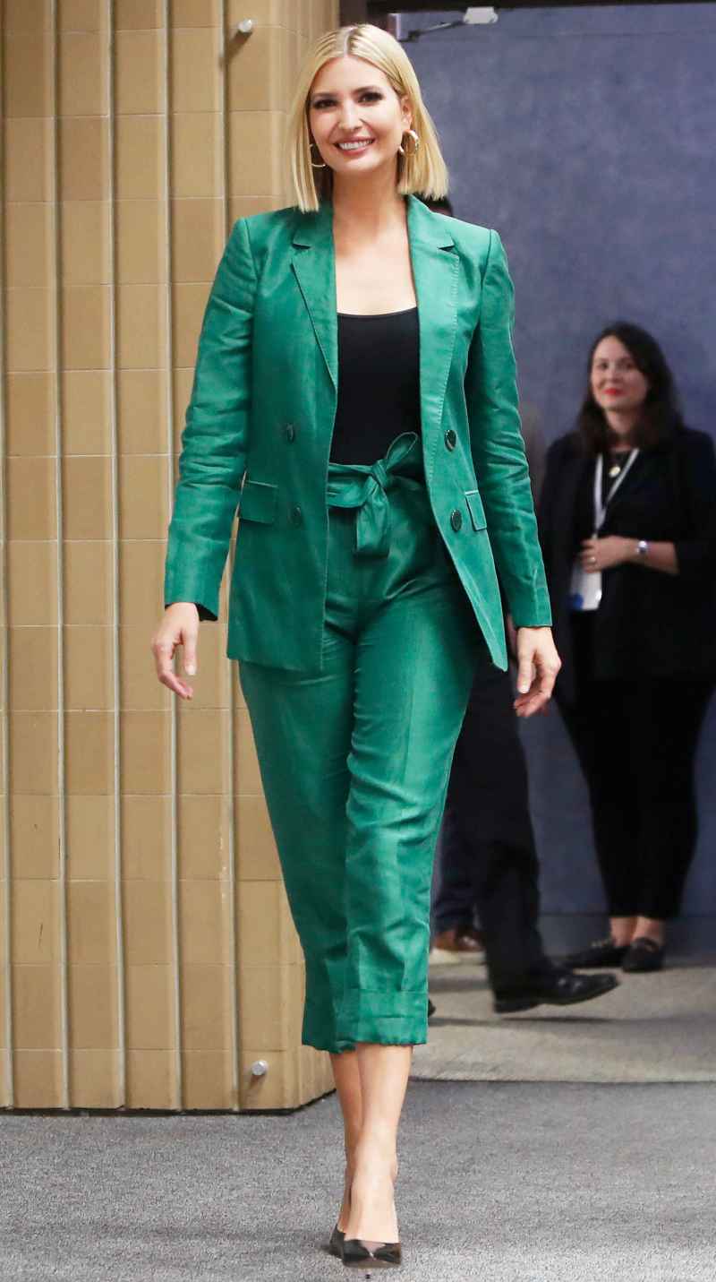 Ivanka Trump Green Look October 3, 2019