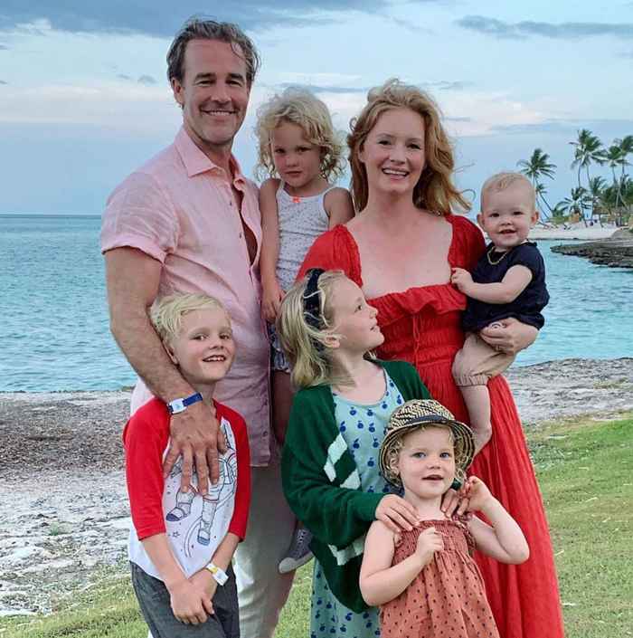 James Van Der Beek and Kimberly Van Der Beek Kids Are Excited for Baby No. 6 Instagram on Vacation