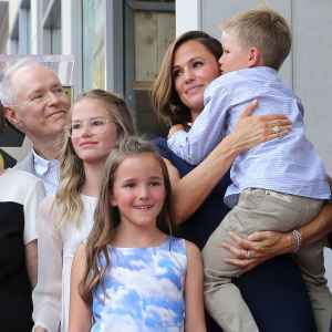 Jennifer Garner and Children Walk of Fame Halloween Violet Affleck, Seraphina Rose Elizabeth Affleck, Samuel Garner Affleck