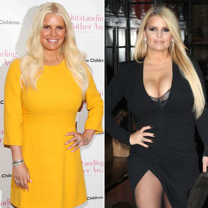 Jessica Simpson Before and After Pregnancy