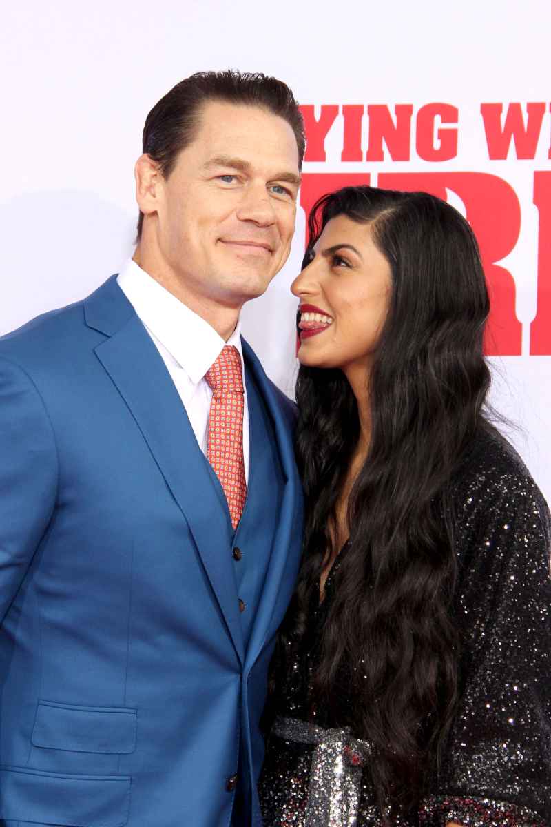 John Cena and Girlfriend Shay Shariatzadeh Make Red Carpet Debut at Playing with Fire Film Premiere