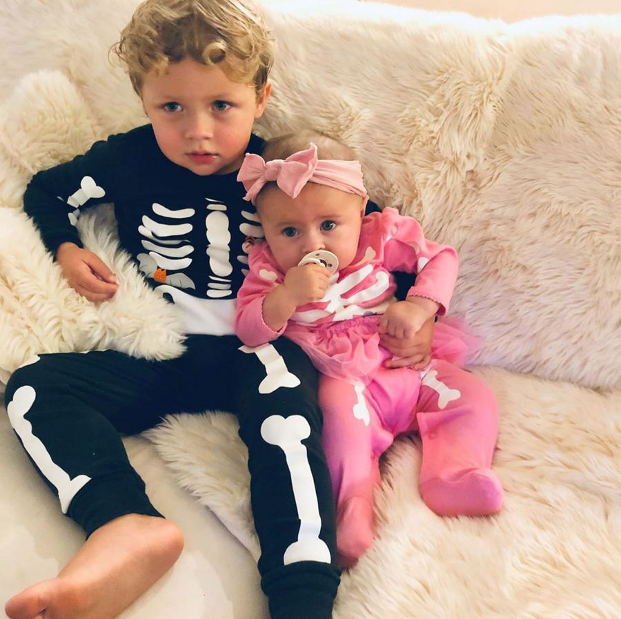 Kayla Lochte Instagram Caiden and Liv Lochte Halloween Costumes