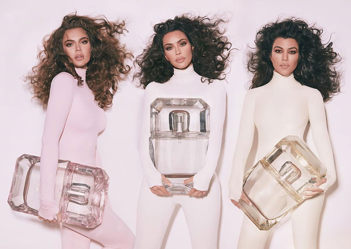Khloe Kardashian Goes Brunette For Kardashian Fragrance Ad
