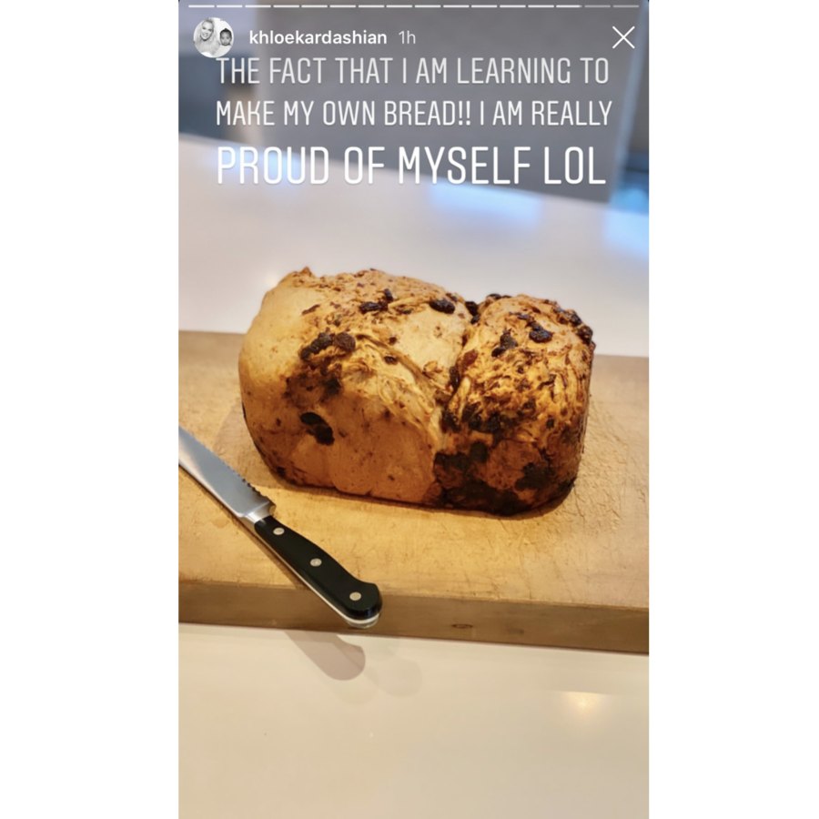 Khloe Kardashian Is Now Making Her Own Bread