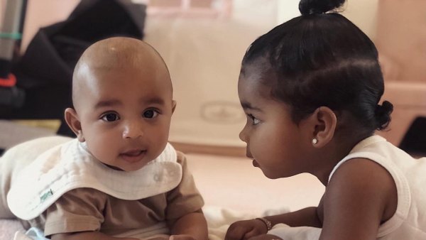 Khloe-Kardashian’s-Daughter-True-Play-With-Kim-Kardashian’s-Son-Psalm