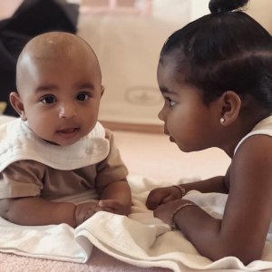 Khloe-Kardashian’s-Daughter-True-Play-With-Kim-Kardashian’s-Son-Psalm