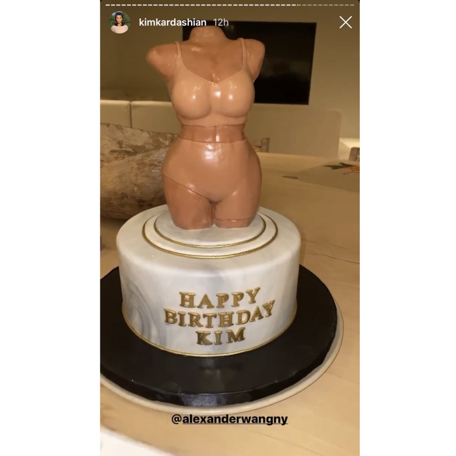 Kim Kardashian’s Birthday Cake From Alexander Wang