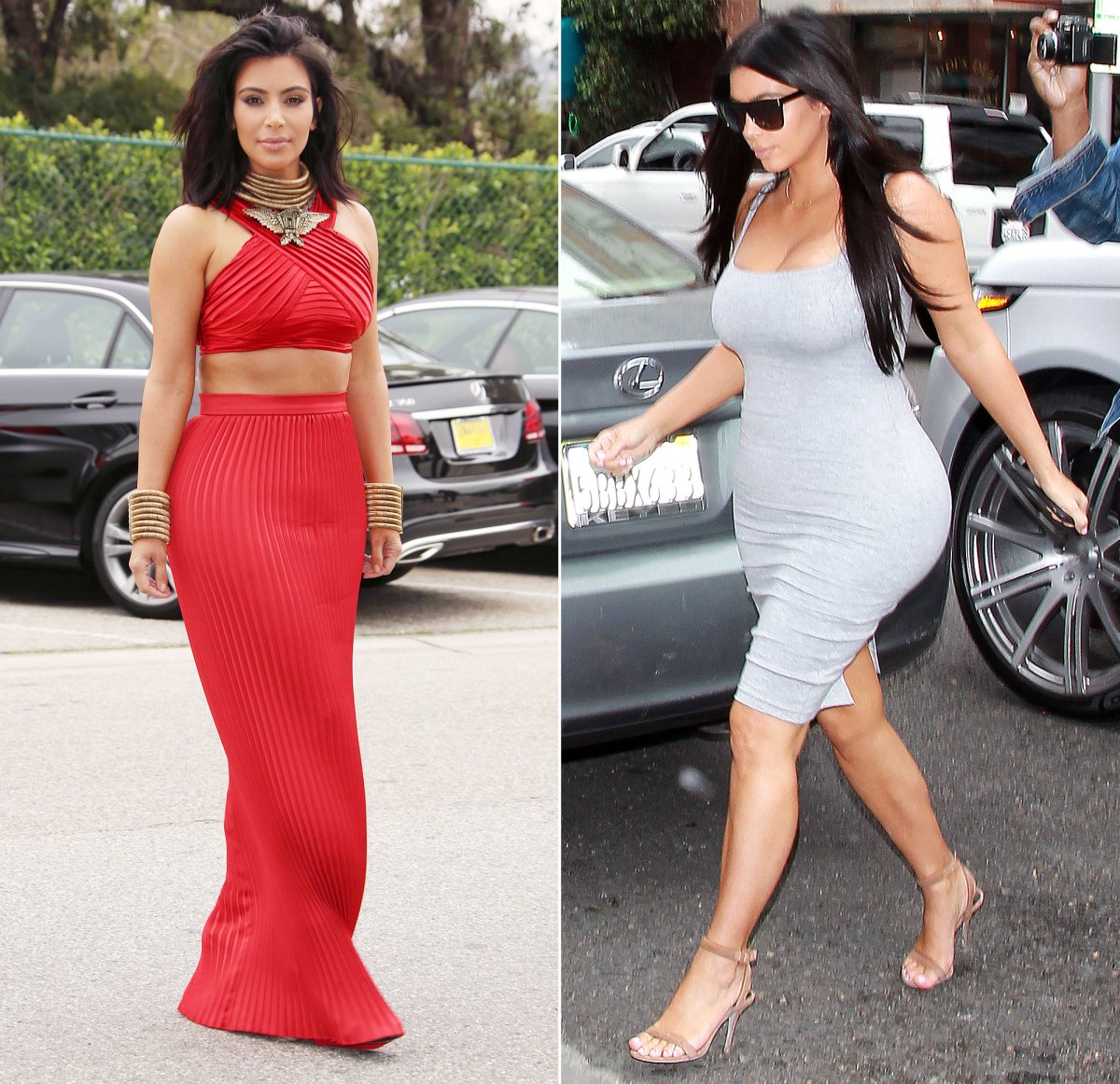 Kim Kardashian S Body Evolution Through The Years