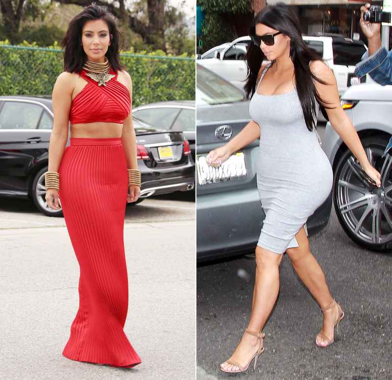 Kim Kardashian's Body Evolution - 2015