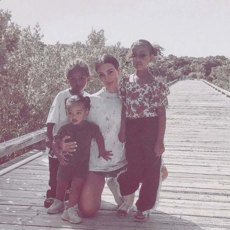 Kim Kardashian and Family Instagram