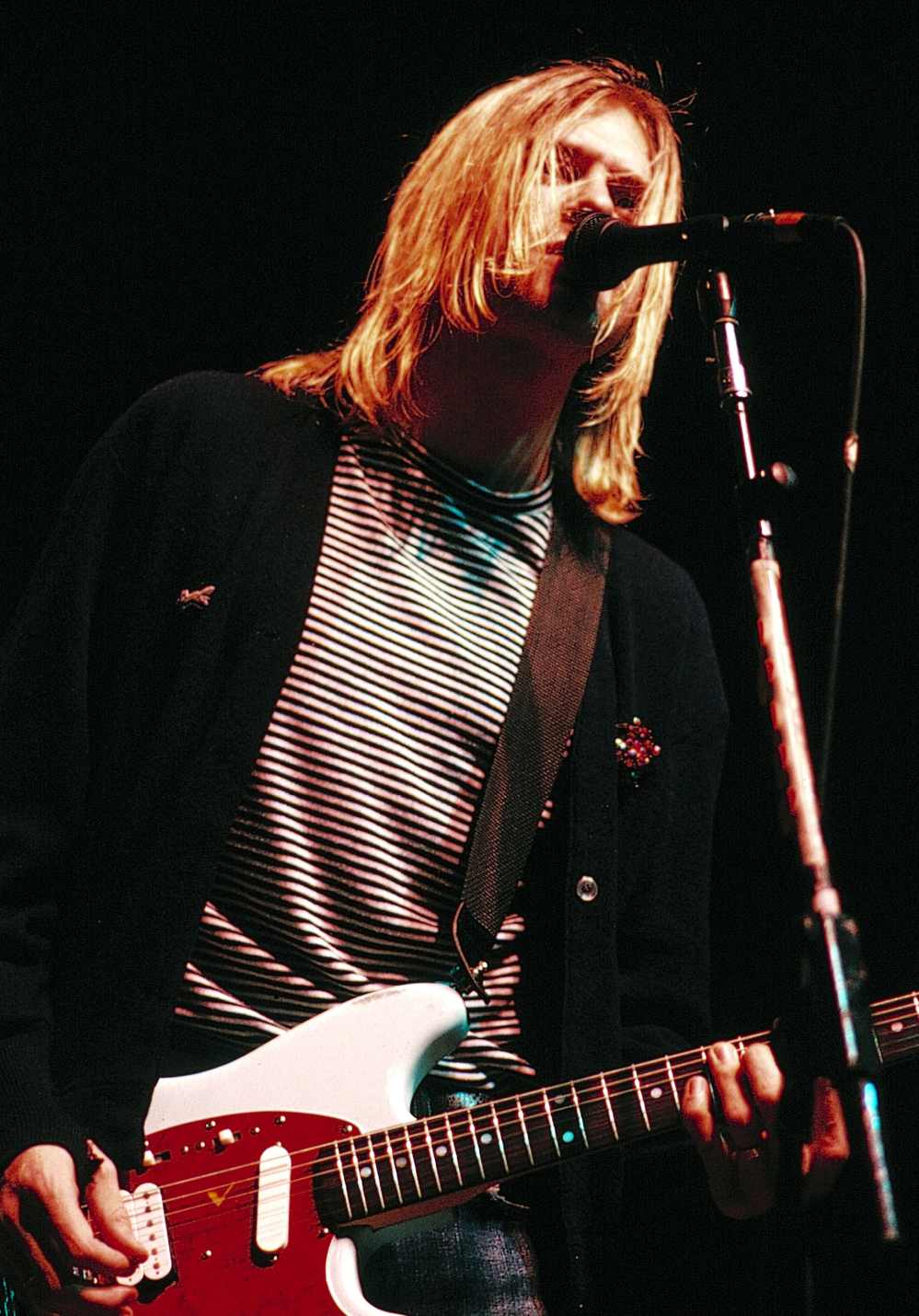Kurt Cobain Green Cardigan Sold at Auction
